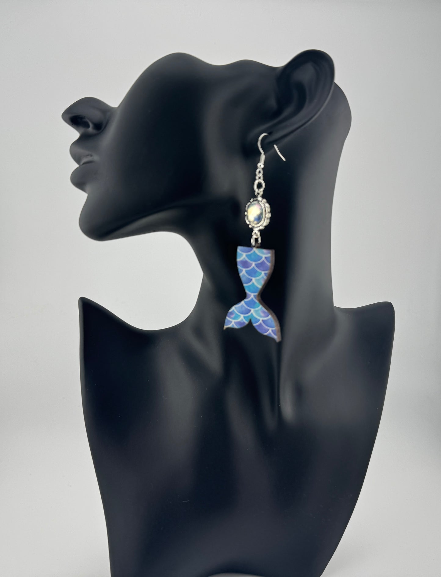 Mermaid Tail Dangle Earrings