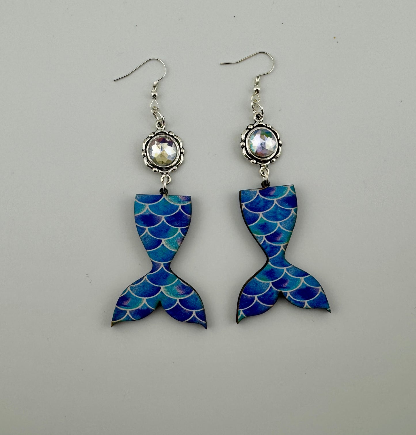 Mermaid Tail Dangle Earrings