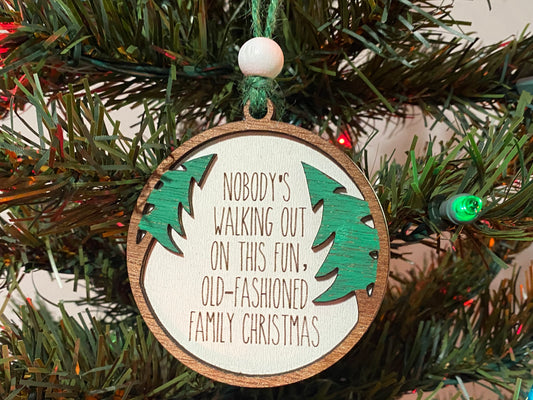 Holiday movie quote ornament #2