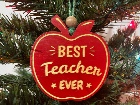 Best Teacher ornament