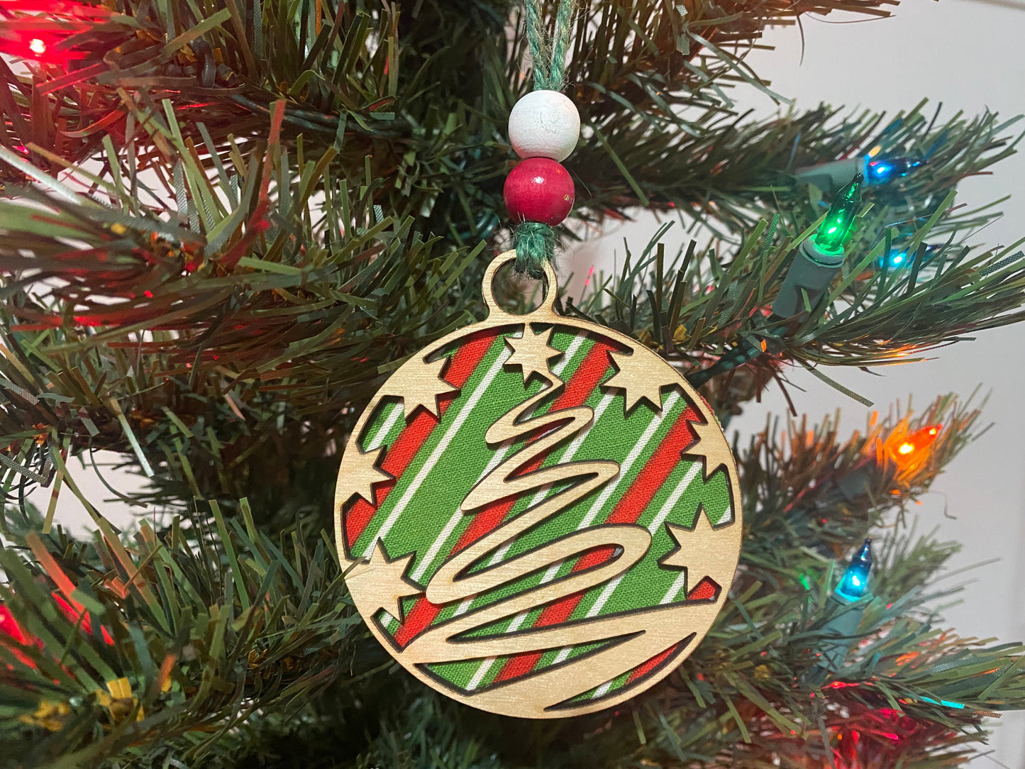 Layered tree ornament