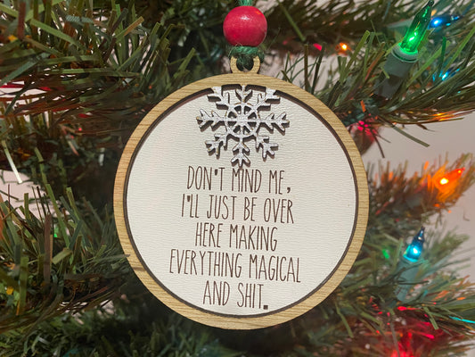 Funny snowflake ornament #1