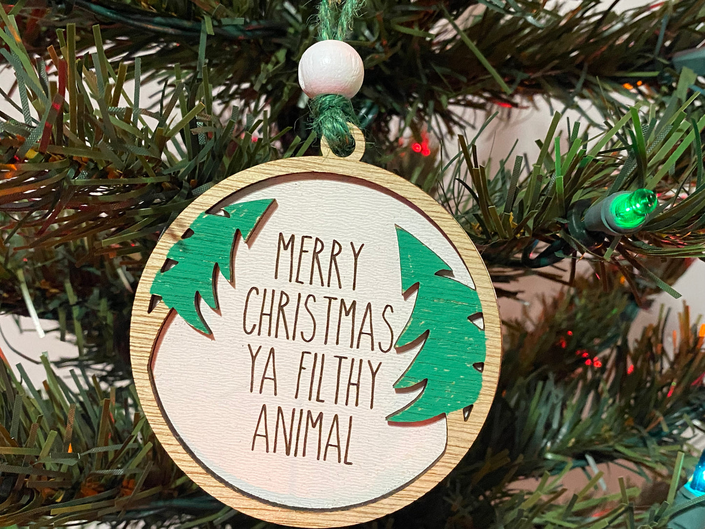 Holiday movie quote ornament #1