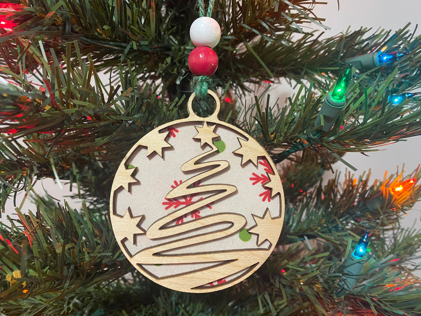 Layered tree ornament