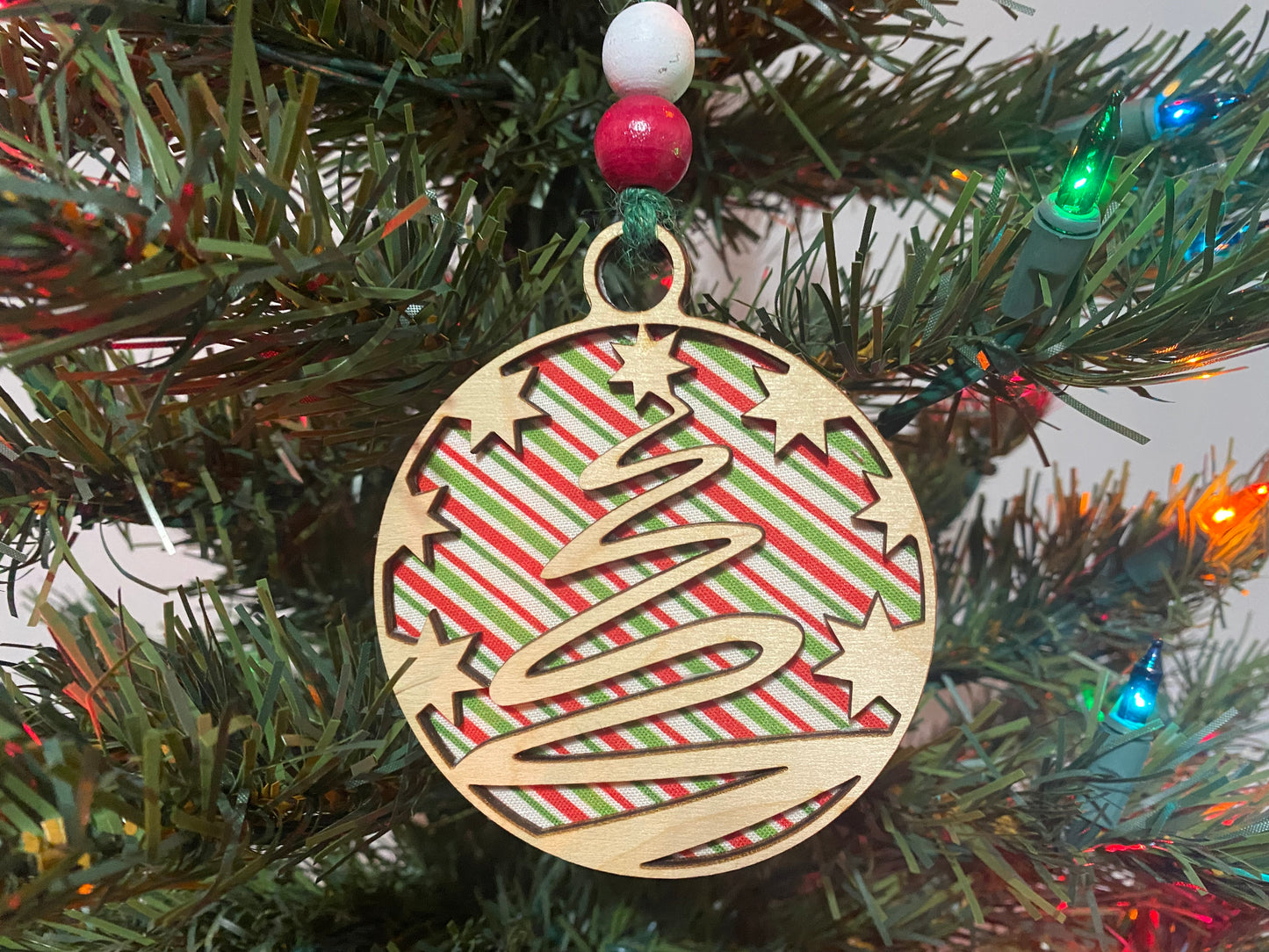 Layered tree ornament