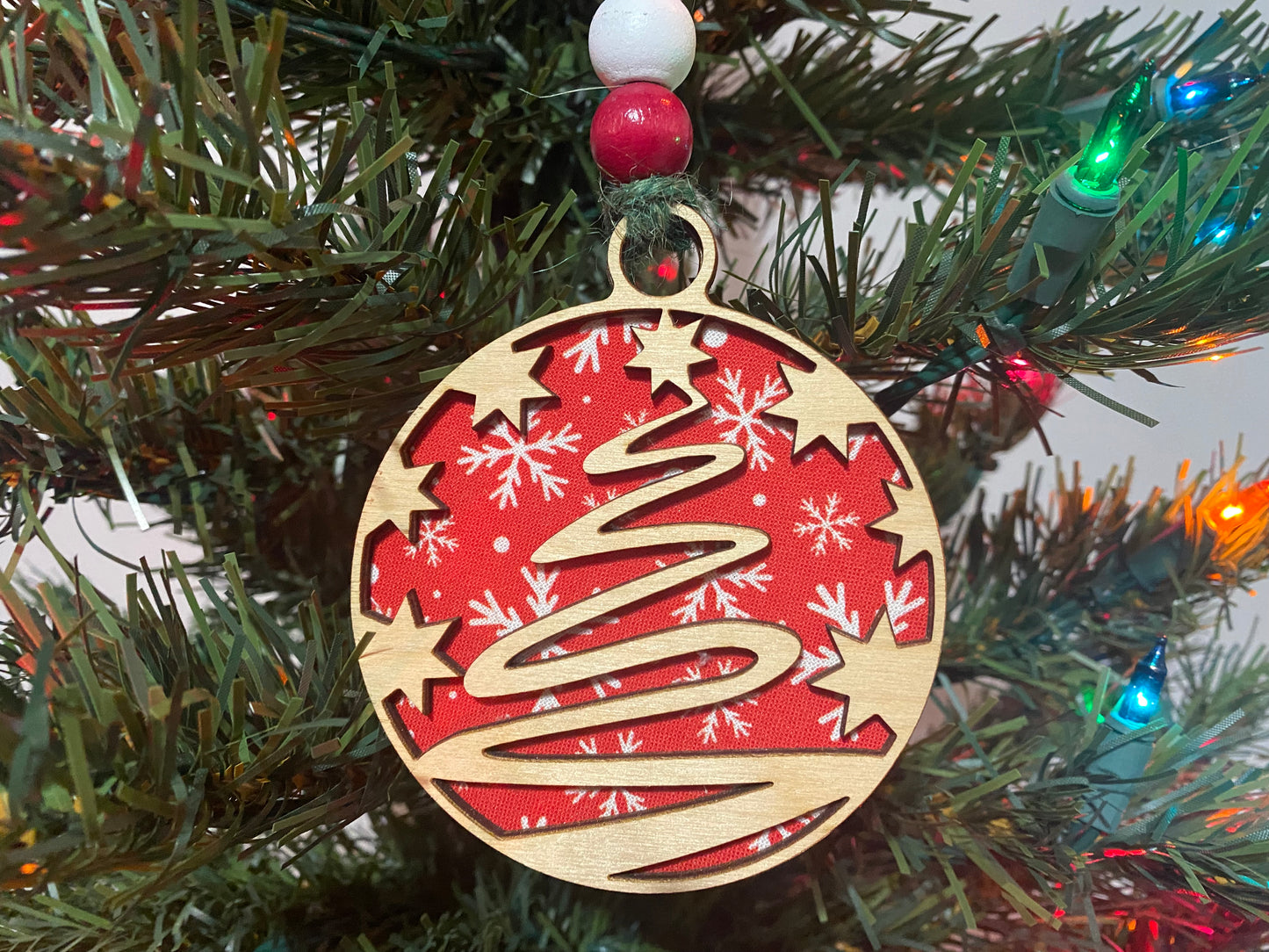 Layered tree ornament